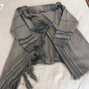 Poncho style cardigan